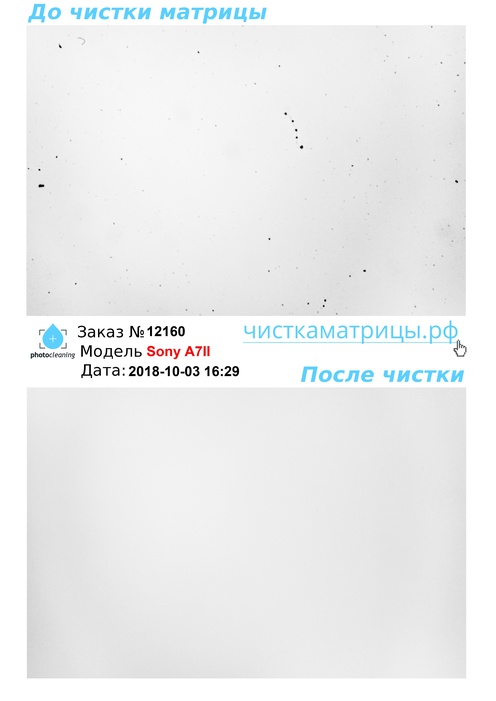 Чистка матрицы Sony A7II Чистка матрицы Sony A7II