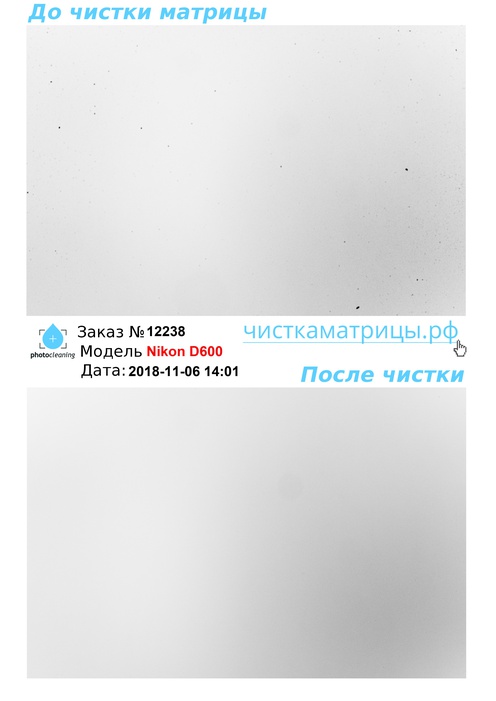 Чистка матрицы Nikon D600 Чистка матрицы Nikon D600