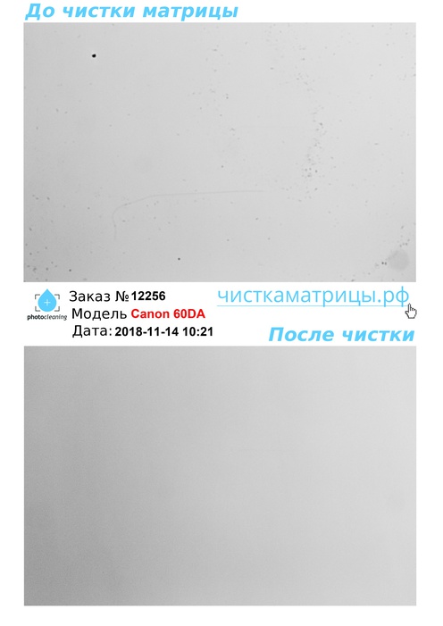 Чистка матрицы Canon 60DA Чистка матрицы Canon 60DA
