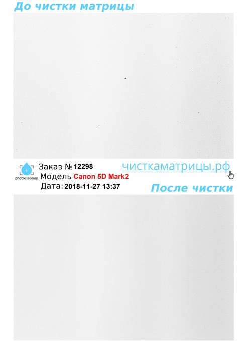 Чистка матрицы Canon 5D Mark2 Чистка матрицы Canon 5D Mark2