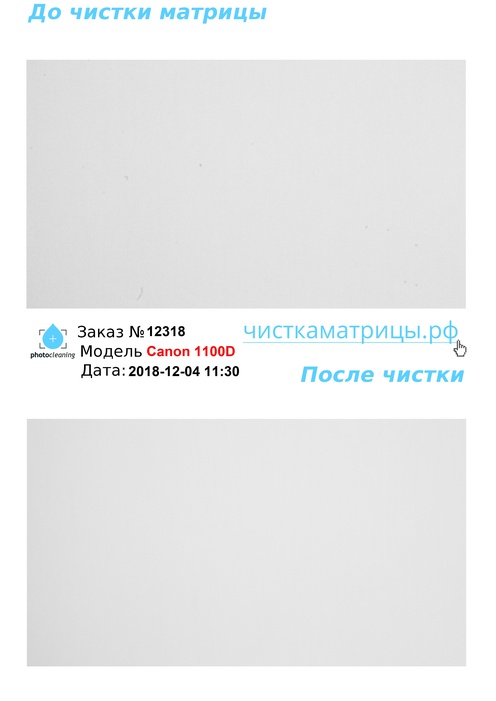 Чистка матрицы Canon 1100D Чистка матрицы Canon 1100D