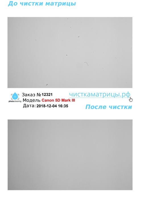 Чистка матрицы Canon 5D Mark III Чистка матрицы Canon 5D Mark III