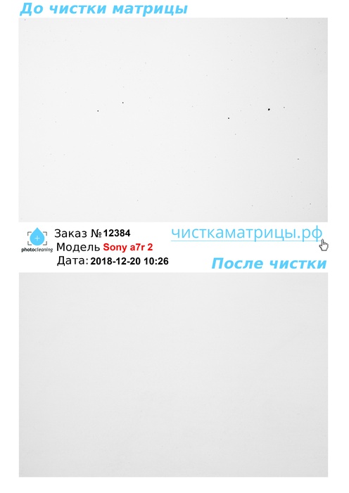 Чистка матрицы Sony a7r 2 Чистка матрицы Sony a7r 2