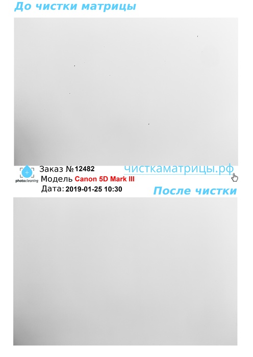 Чистка матрицы Canon 5D Mark III Чистка матрицы Canon 5D Mark III