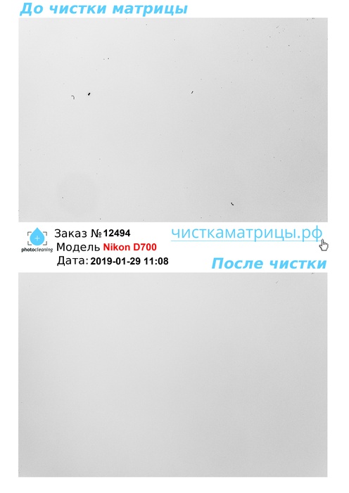 Чистка матрицы Nikon D700 Чистка матрицы Nikon D700