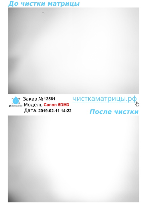 Чистка матрицы Canon 5DM3 Чистка матрицы Canon 5DM3