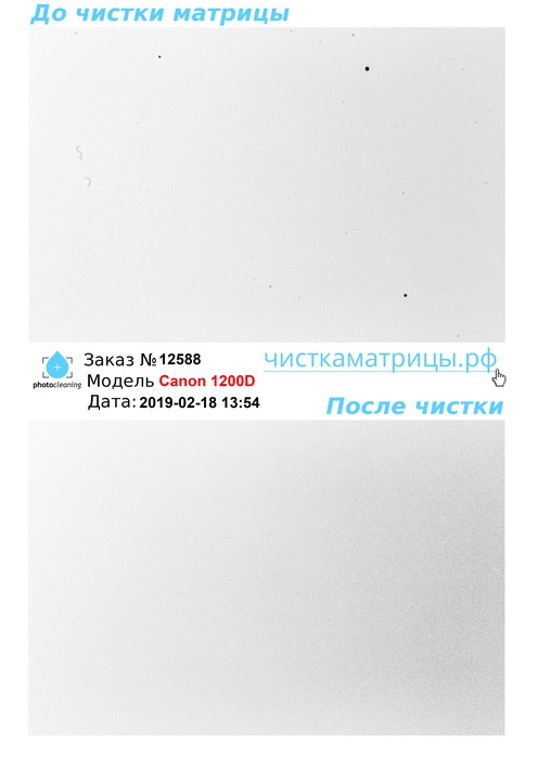 Чистка матрицы Canon 1200D Чистка матрицы Canon 1200D