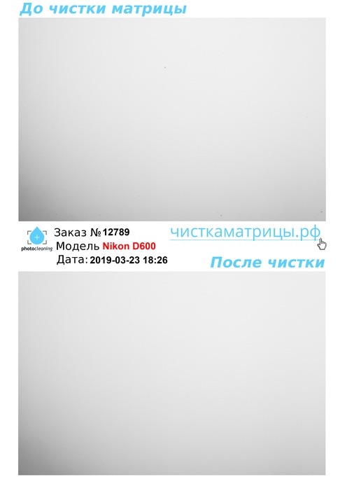 Чистка матрицы Nikon D600 Чистка матрицы Nikon D600