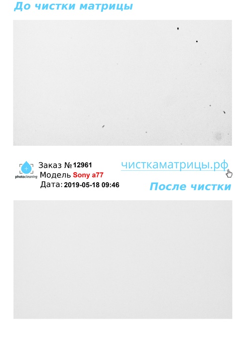 Чистка матрицы Sony a77 Чистка матрицы Sony a77