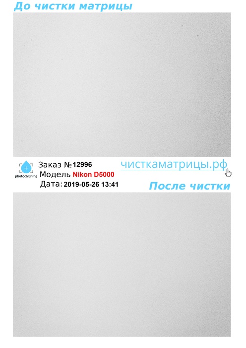 Чистка матрицы Nikon D5000 Чистка матрицы Nikon D5000