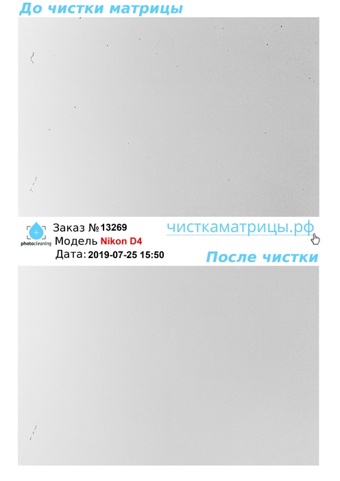 Чистка матрицы Nikon D4 Чистка матрицы Nikon D4