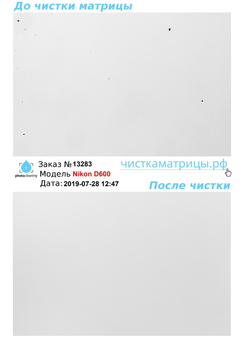 Чистка матрицы Nikon D600 Чистка матрицы Nikon D600