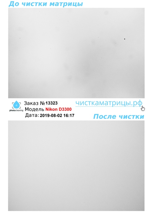 Чистка матрицы Nikon D3300 Чистка матрицы Nikon D3300