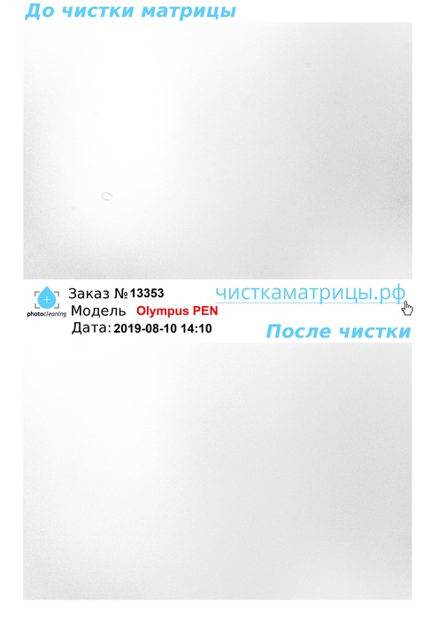 Чистка матрицы Olympus PEN Чистка матрицы Olympus PEN