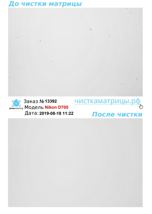 Чистка матрицы Nikon D700 Чистка матрицы Nikon D700