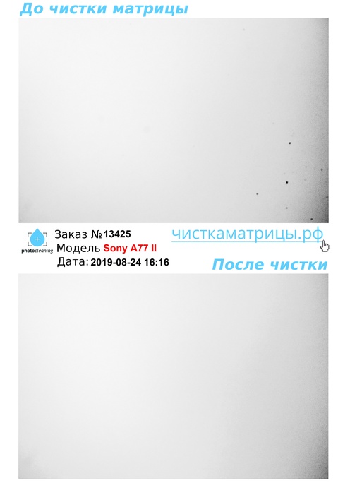 Чистка матрицы Sony A77 II Чистка матрицы Sony A77 II
