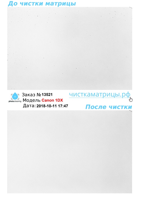 Чистка матрицы Canon 1DX Чистка матрицы Canon 1DX
