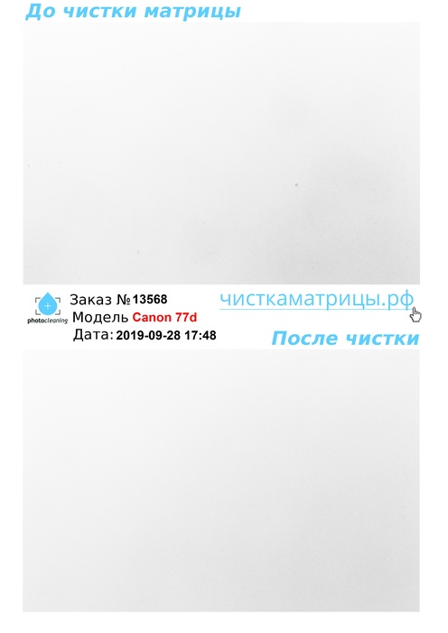Чистка матрицы Canon 77d Чистка матрицы Canon 77d