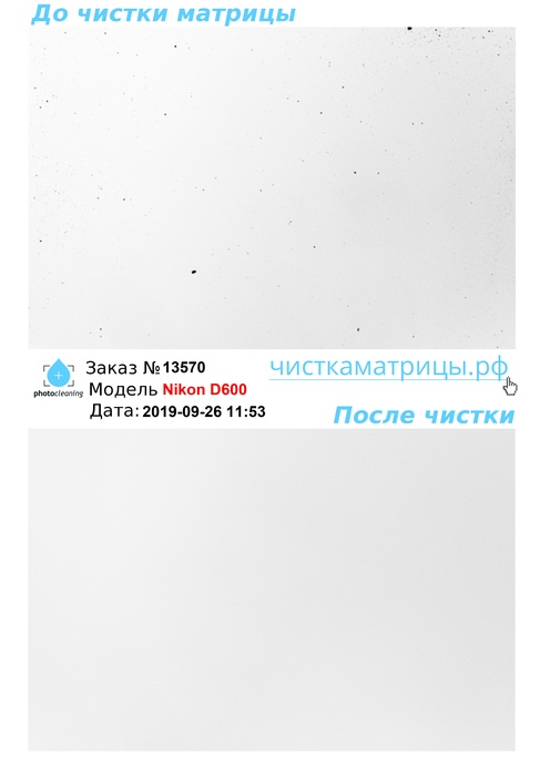 Чистка матрицы Nikon D600 Чистка матрицы Nikon D600