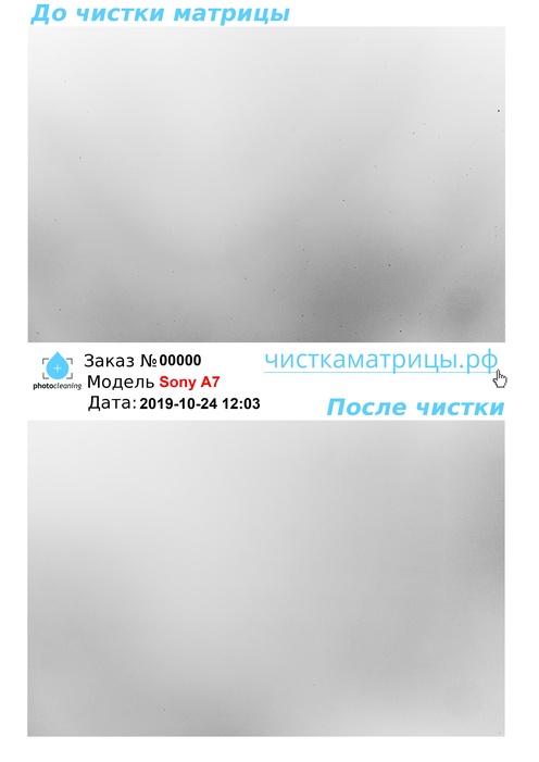 Чистка матрицы Sony A7 Чистка матрицы Sony A7