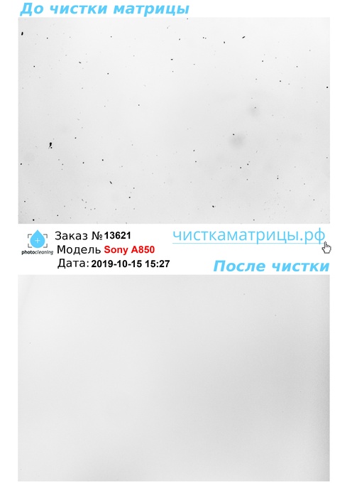 Чистка матрицы Sony A850 Чистка матрицы Sony A850