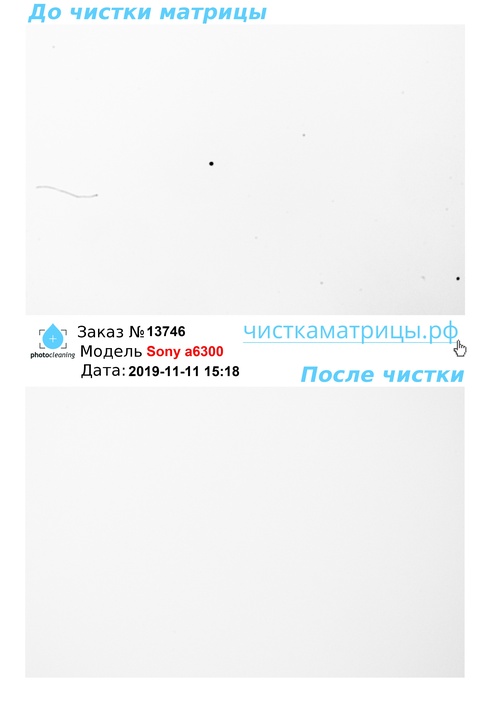 Чистка матрицы Sony a6300 Чистка матрицы Sony a6300