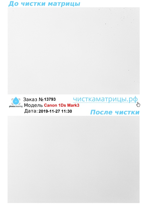Чистка матрицы Canon 1Ds Mark3 Чистка матрицы Canon 1Ds Mark3
