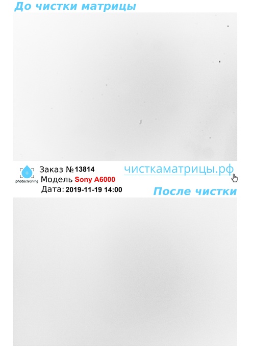 Чистка матрицы Sony A6000 Чистка матрицы Sony A6000