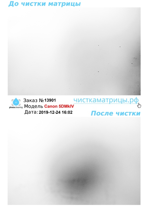 Чистка матрицы Canon 5DMkIV Чистка матрицы Canon 5DMkIV