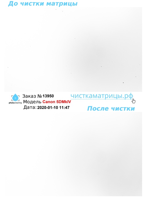 Чистка матрицы Canon 5DMkIV Чистка матрицы Canon 5DMkIV