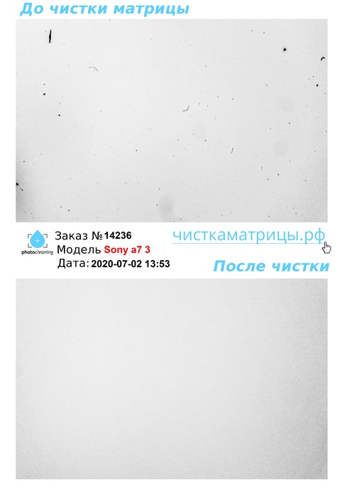 Чистка матрицы Sony a7 3 Чистка матрицы Sony a7 3