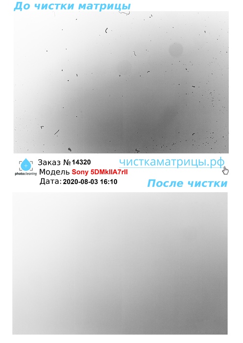 Чистка матрицы Sony 5DMkIIA7rII Чистка матрицы Sony 5DMkIIA7rII