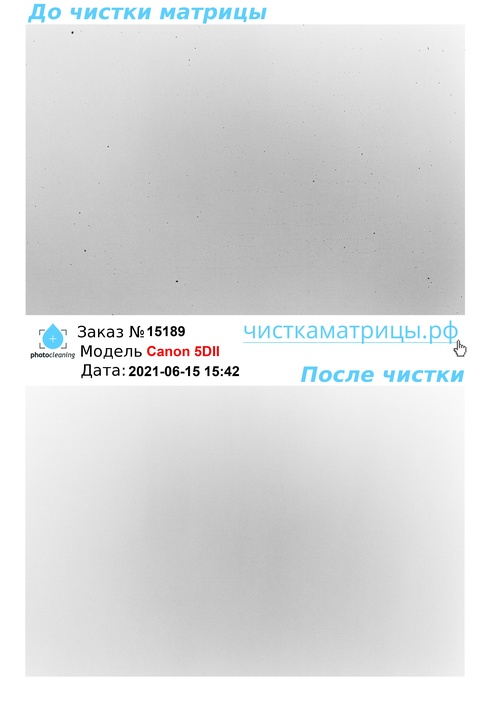 Чистка матрицы Canon 5DII Чистка матрицы Canon 5DII