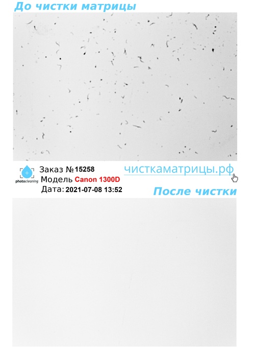Чистка матрицы Canon 1300D Чистка матрицы Canon 1300D