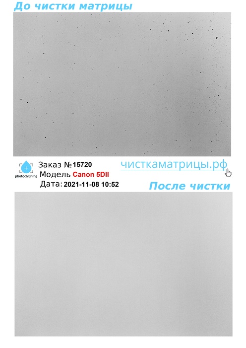 Чистка матрицы Canon 5DII Чистка матрицы Canon 5DII