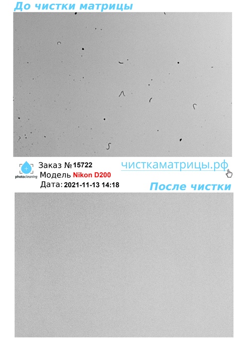 Чистка матрицы Nikon D200 Чистка матрицы Nikon D200
