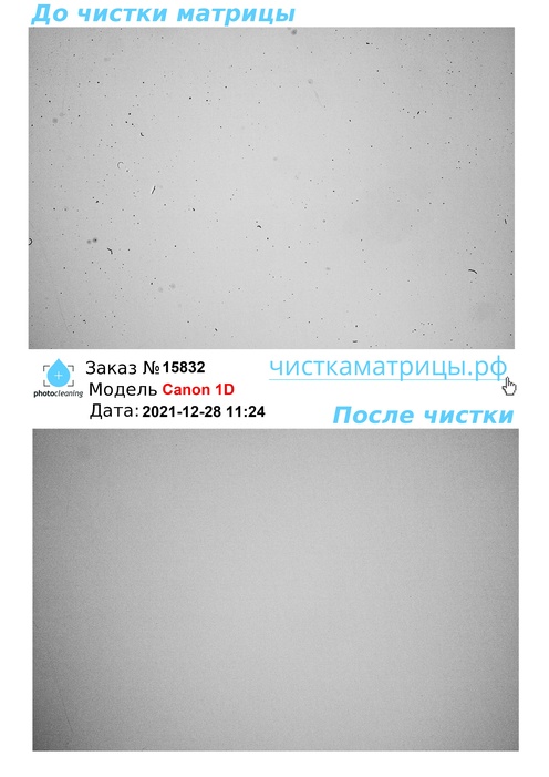 Чистка матрицы Canon 1D Чистка матрицы Canon 1D
